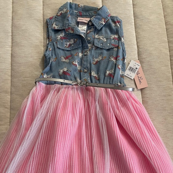 Girls 5T Unicorn Dress - Picture 1 of 2